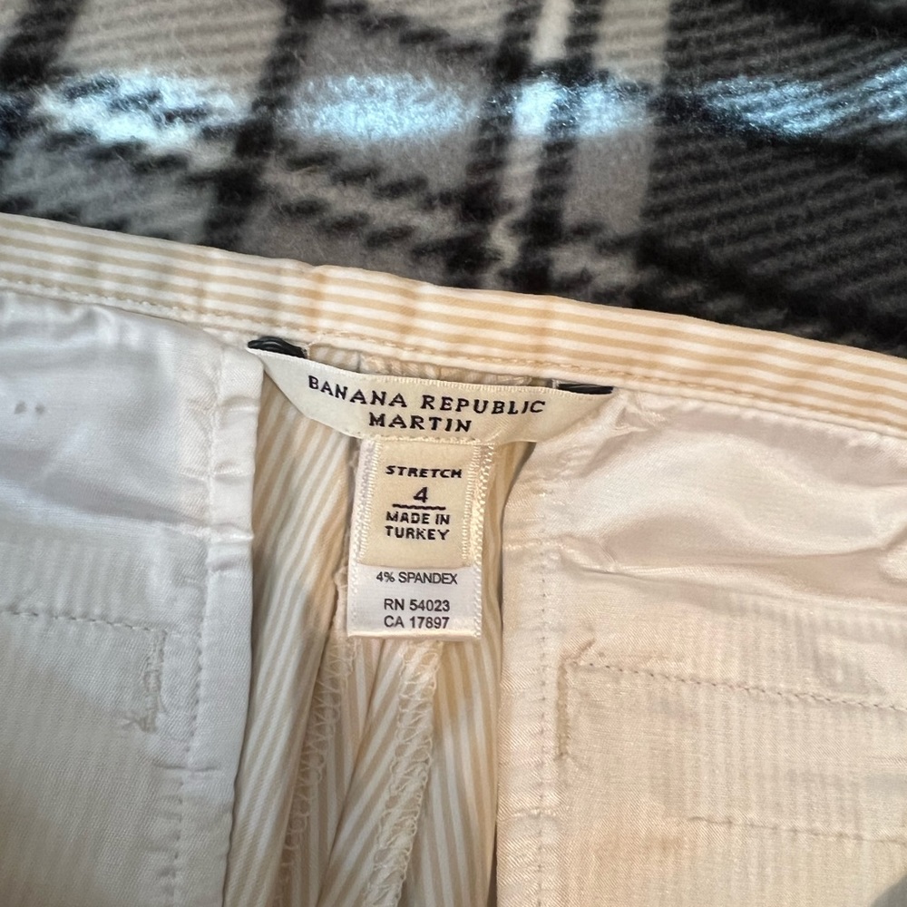 Banana Republic Striped Baggy Dress Pants🟨 - Picture 4 of 4